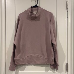 Nine Britton Women’s Mock Neck Long Sleeve Sweatshirt Large